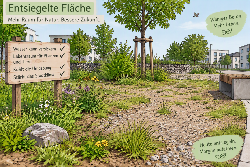 Entsiegelte Flächen, Wickede